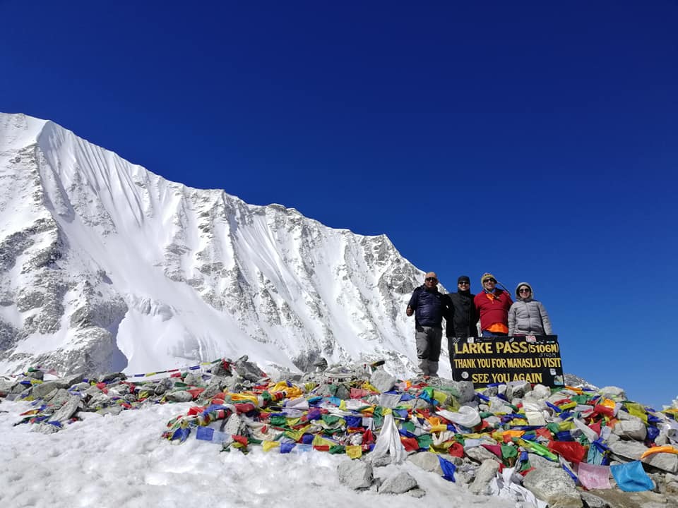 Manaslu Circuit Trekking, Larke La Pass